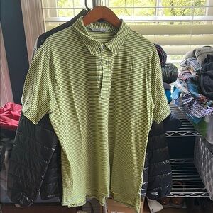 Tasc Bamboo Striped Golf Polo Shirt